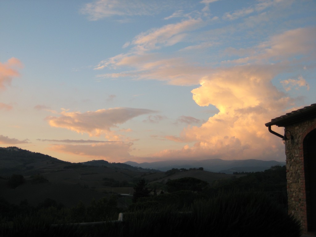 Sunset in Tuscany
